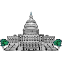 download Us Capitol Building clipart image with 45 hue color