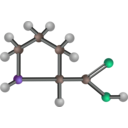 download Proline Amino Acid clipart image with 135 hue color