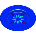 download Party Dish 2 clipart image with 180 hue color