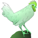 download Chicken clipart image with 90 hue color