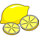 download Lemon clipart image with 0 hue color