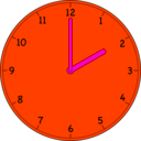 download Clock clipart image with 315 hue color