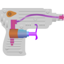 download Water Gun clipart image with 270 hue color
