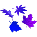 download Leafs clipart image with 225 hue color