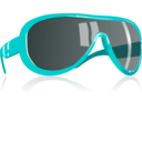 download Sunglasses clipart image with 180 hue color