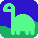 download Light Dino Avatar Icon clipart image with 45 hue color