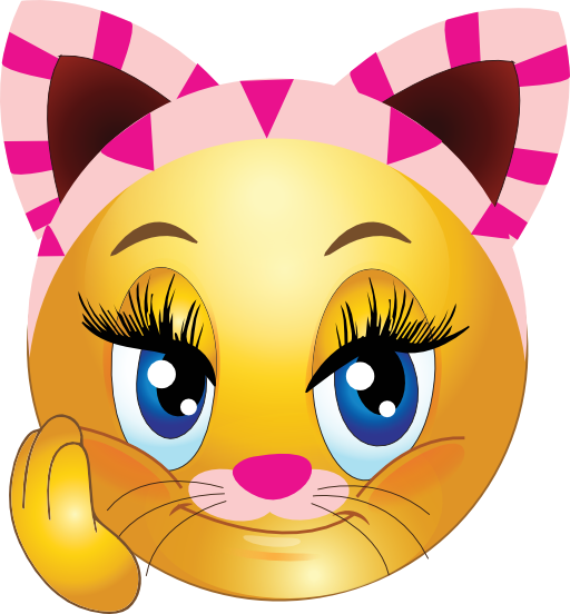 Cat Girl Smiley Emoticon