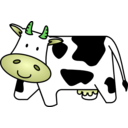 download Cow clipart image with 90 hue color