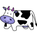 download Cow clipart image with 270 hue color