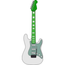 download Fender Stratocaster clipart image with 90 hue color