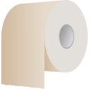download Toilet Paper Roll Revisited clipart image with 225 hue color