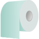 download Toilet Paper Roll Revisited clipart image with 0 hue color