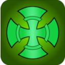 download Golden Cross 2 clipart image with 90 hue color