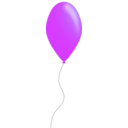 download Pink Balloon clipart image with 315 hue color
