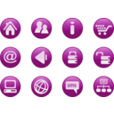 download Web Icons clipart image with 90 hue color