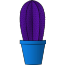 download Cactus clipart image with 180 hue color