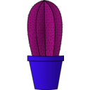 download Cactus clipart image with 225 hue color