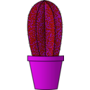 download Cactus clipart image with 270 hue color