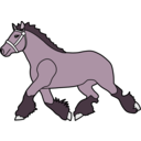 download Horse clipart image with 315 hue color