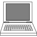 download Laptop clipart image with 180 hue color