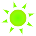 download Sun Sole clipart image with 45 hue color