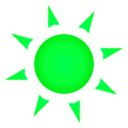 download Sun Sole clipart image with 90 hue color