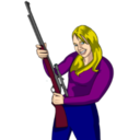 Girl With Rifle