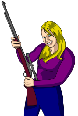 Girl With Rifle