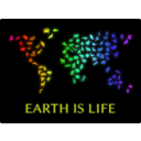 download Earth Is Life clipart image with 315 hue color