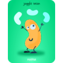 download Numu010 Juggle clipart image with 180 hue color