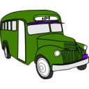 download Bus clipart image with 90 hue color