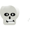 download Onepole Skull clipart image with 45 hue color