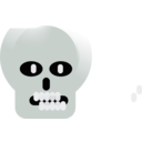 download Onepole Skull clipart image with 135 hue color