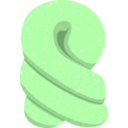 download Pretzel clipart image with 90 hue color