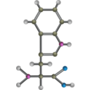 download Tryptophan Amino Acid clipart image with 180 hue color