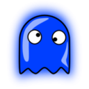 download Ghost clipart image with 225 hue color