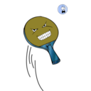 download Evil Ping Bong clipart image with 180 hue color