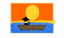 Chinese Man In A Boat Under A Sunset