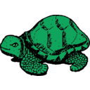 download Tortoise clipart image with 90 hue color