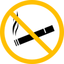 download No Smoke clipart image with 45 hue color