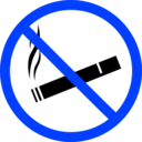 download No Smoke clipart image with 225 hue color