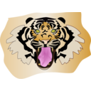 download Tigre clipart image with 0 hue color