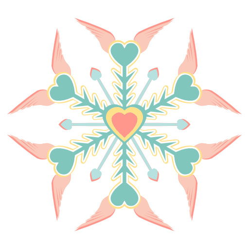 Sandy Hook Digital Snowflake