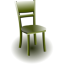 download Wooden Chair clipart image with 45 hue color