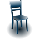 download Wooden Chair clipart image with 180 hue color