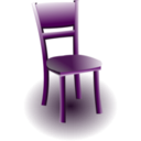 download Wooden Chair clipart image with 270 hue color