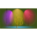 download Striptease With Pool clipart image with 225 hue color