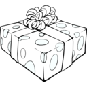 Gift Line Art