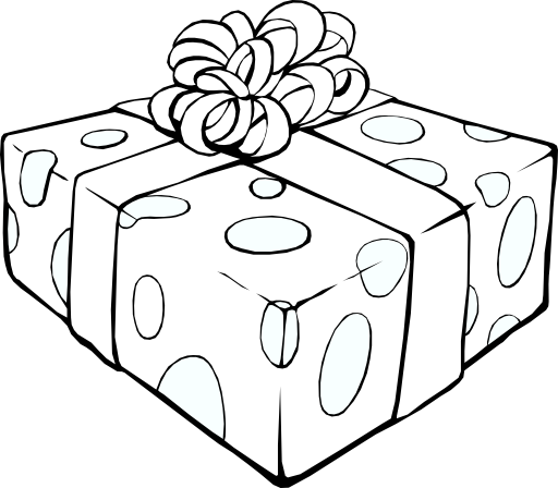 Gift Line Art