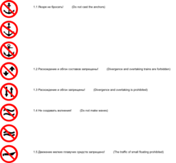 Navigation Prohibitory